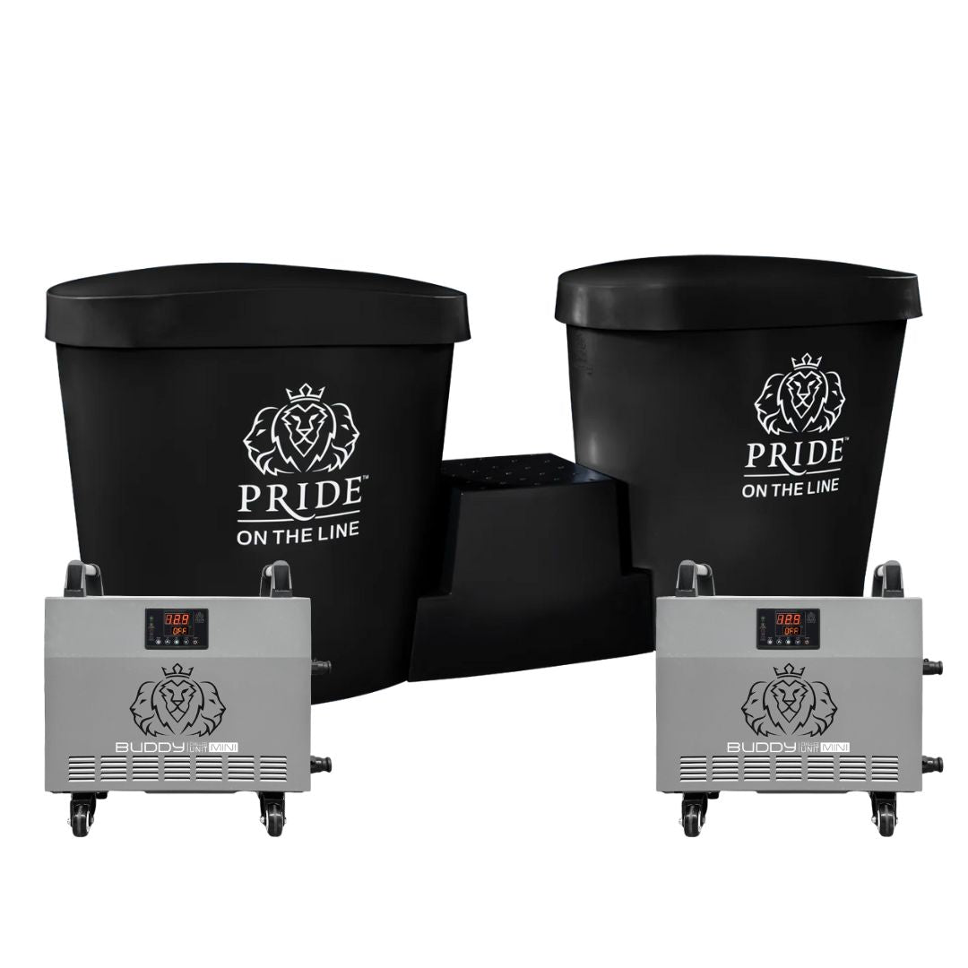 Recovery Bath Duo Buddy Mini Package - Pride on the Line Ice Bath