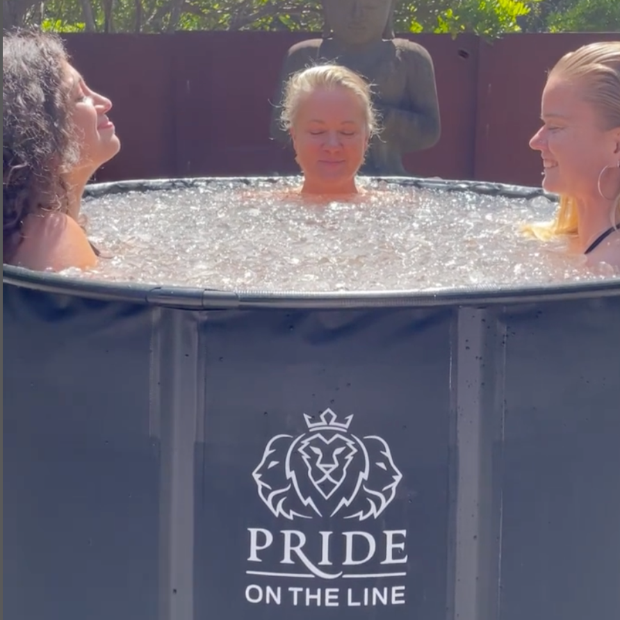 Portable Recovery Trio Ice Bath - Pride on the Line Portable Ice Bath