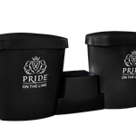 Recovery bath duo package with lids in black