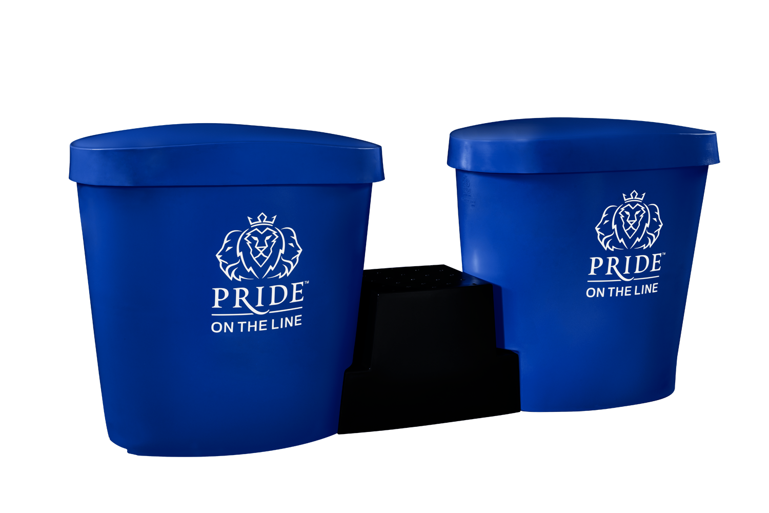 Recovery bath duo package with lids in blue navy