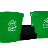 Recovery bath duo package with lids in green