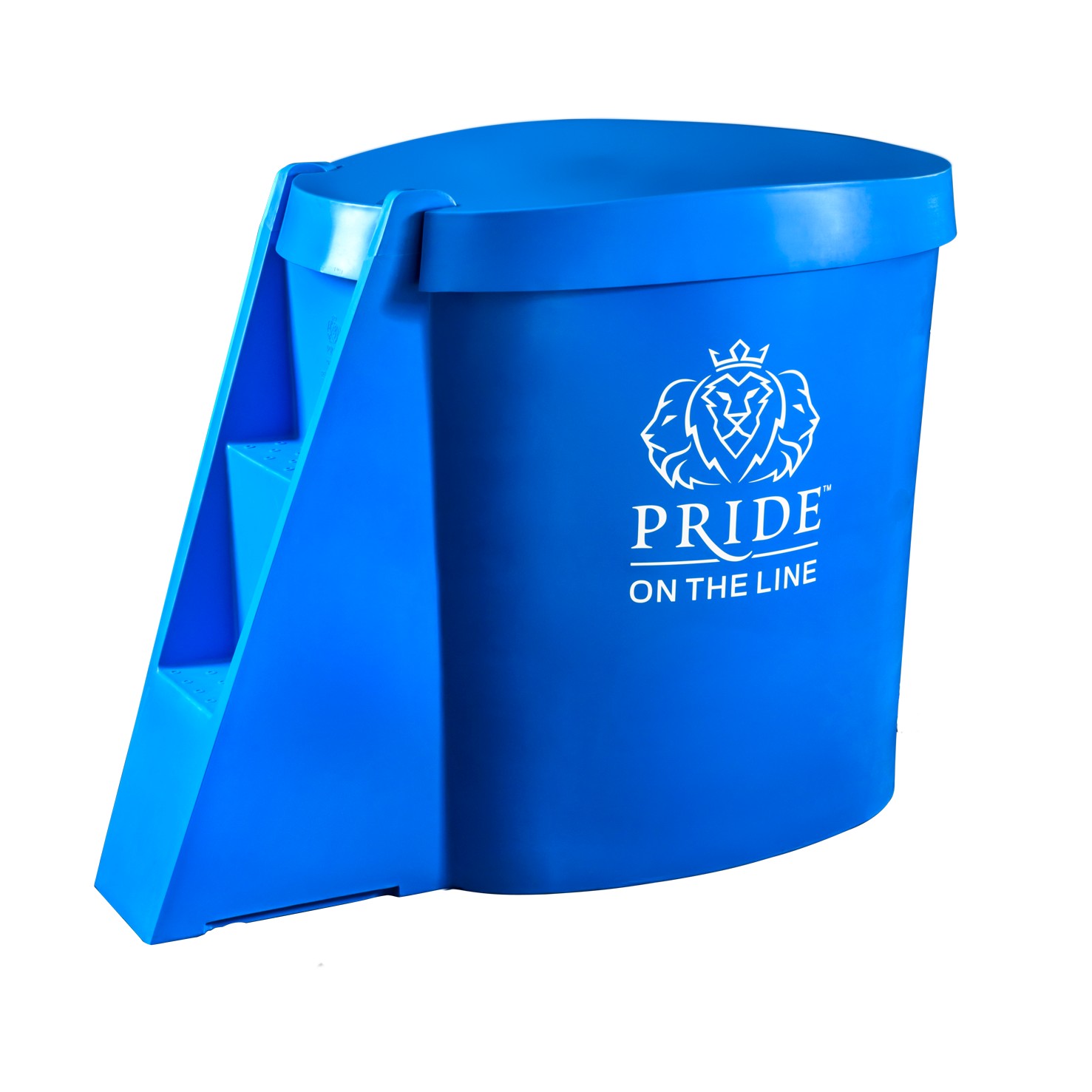 Recovery bath compact in blue with lid