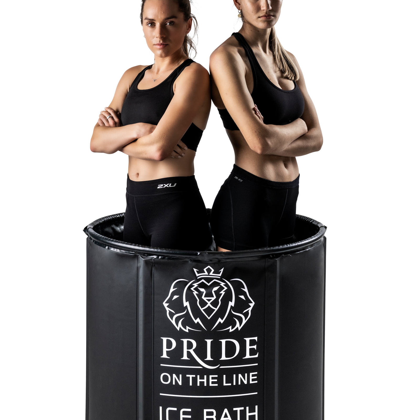 Portable recovery twin ice bath