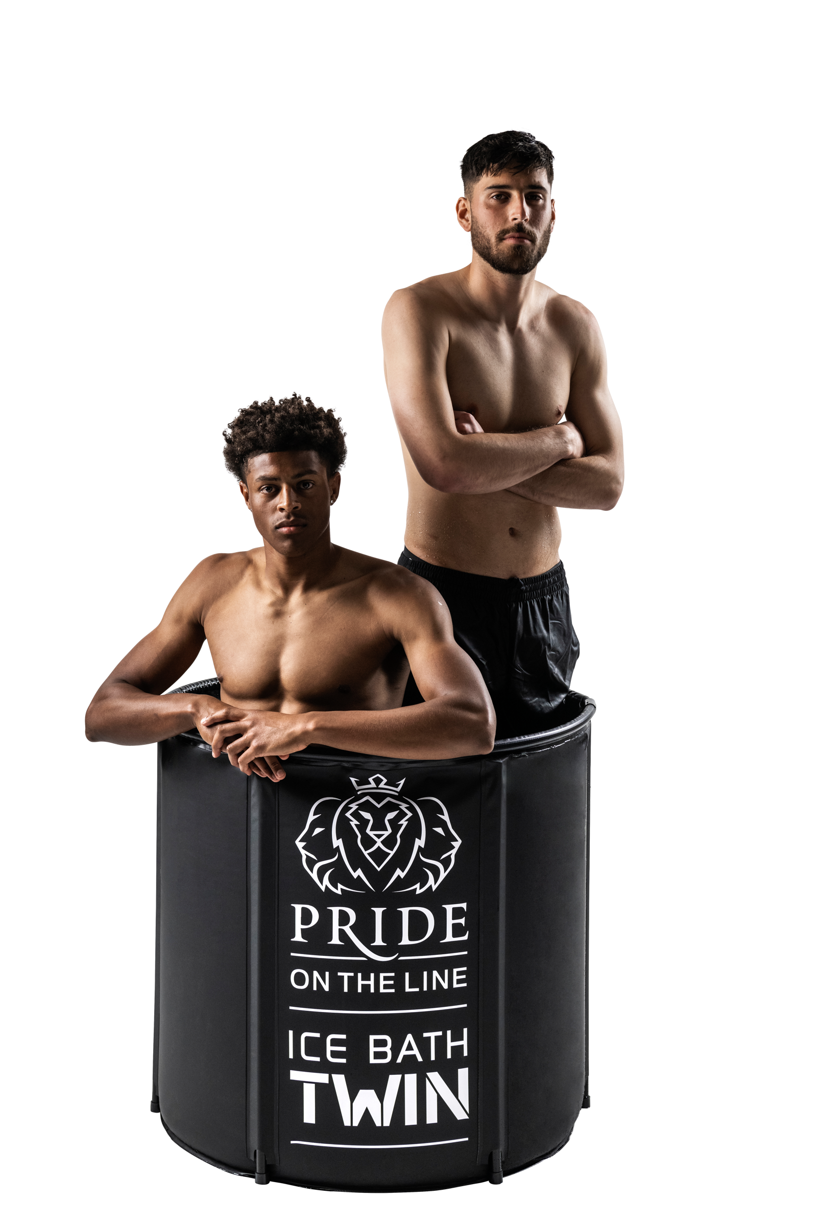 Portable recovery twin ice bath